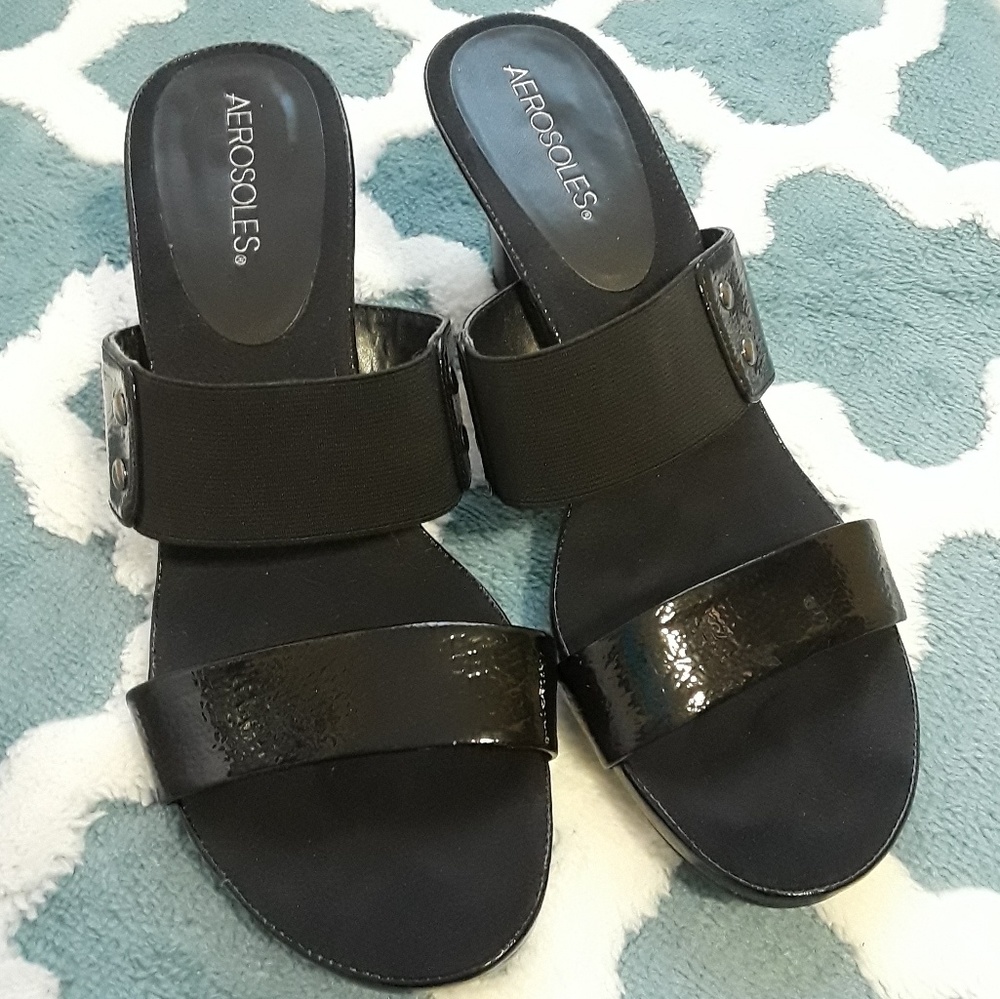 Aerosoles Open Toe Heels NWOT